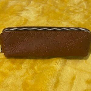 Portland Leather Sidekick Pouch, Brown (Meadow)